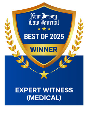 Wendell O. Scott, M.D., LLC Medical Expert Witness Solutions Recognized as "Best Medical Expert Witness" in the 2025 New Jersey Law Journal Best of Survey