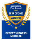 Wendell O. Scott, MD named 2025 Best Medical Expert Witness in New Jersey Law Journal Survey