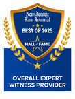 Wendell O. Scott, MD, LLC placed in New Jersey Law Journal Hall of Fame for Overall Expert Witness Providers