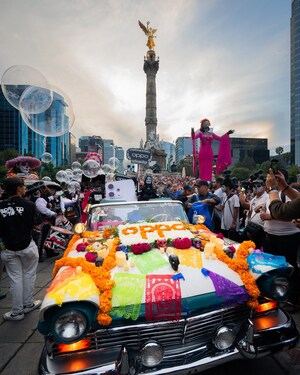 OPPO brilló entre cultura y tradición en su primera participación en el Desfile de Catrinas en CDMX