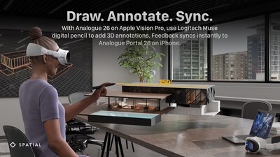 Spatial Analogue 26 for Apple Vision Pro: Draw. Annotate. Sync. Spatial Analogue 26 for Apple Vision Pro: Draw. Annotate. Sync.