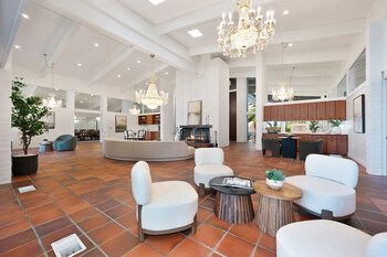 The grand ballroom inside the property, located at 2300 California Avenue.