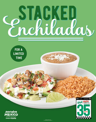 Baja Fresh Now Serving Stacked Enchiladas in Stores Nationwide Baja Fresh Now Serving Stacked Enchiladas in Stores Nationwide