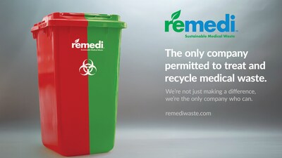remedi is the only company in the U.S. permitted to both treat and recycle regulated medical waste. By transforming red bag waste into reusable resources, remedi is redefining what sustainability means for healthcare. We’re not just reducing impact—we’re the only company turning medical waste into a circular solution. Learn more at remediwaste.com.