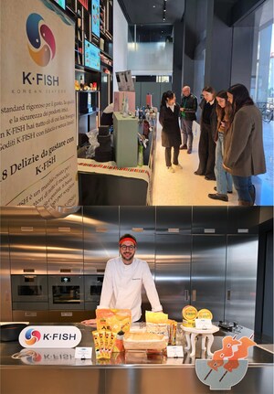 Il pesce coreano di prima qualità conquista Milano: forte risposta locale all'evento 'K•FISH Cooking Show &amp; Promotional Experience'