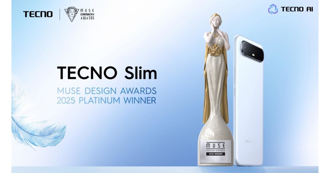 TECNO Slim Claims Coveted MUSE Design Award with Revolutionary Ultra-Slim Innovation