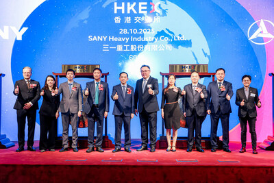 SANY Heavy Industry Achieves “A+H” Dual Listing, Embarking on a New Chapter of Globalization (PRNewsfoto/SANY Heavy Industry) SANY Heavy Industry Achieves “A+H” Dual Listing, Embarking on a New Chapter of Globalization (PRNewsfoto/SANY Heavy Industry)