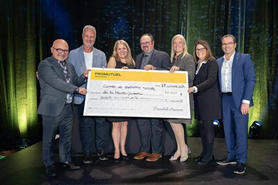 Activité bénéfice annuelle du Groupe Promutuel - MONTANT RECORD DE 77 000 $ REMIS AU CENTRE DE PÉDIATRIE SOCIALE DE LA HAUTE-YAMASKA