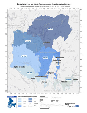 Aménagement forestier en Outaouais - Consultation publique du 28 octobre au 21 novembre 2025 Aménagement forestier en Outaouais - Consultation publique du 28 octobre au 21 novembre 2025