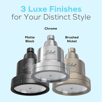 Choose your vibe: Elevate your shower with Juliet’s three luxurious finishes Choose your vibe: Elevate your shower with Juliet’s three luxurious finishes