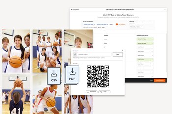 Zenfolio’s QR Code Workflow makes picture day effortless by instantly tagging each subject’s photos for fast, accurate sorting and same-day viewing.