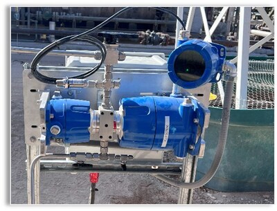 Flotek's JP3 XSPCT Analyzer in the Permian Basin—delivering precise digital valuation and custody transfer measurements for oil & gas every 5–20 seconds. Flotek's JP3 XSPCT Analyzer in the Permian Basin—delivering precise digital valuation and custody transfer measurements for oil & gas every 5–20 seconds.