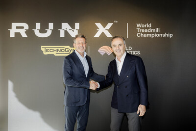 Sebastian Coe, President of World Athletics and Nerio Alessandri, Founder and CEO of Technogym Sebastian Coe, President of World Athletics and Nerio Alessandri, Founder and CEO of Technogym