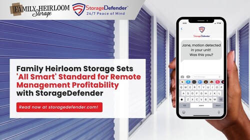 Family Heirloom Storage Sets 'All Smart' Standard for Remote Management Profitability with StorageDefender Smart Units