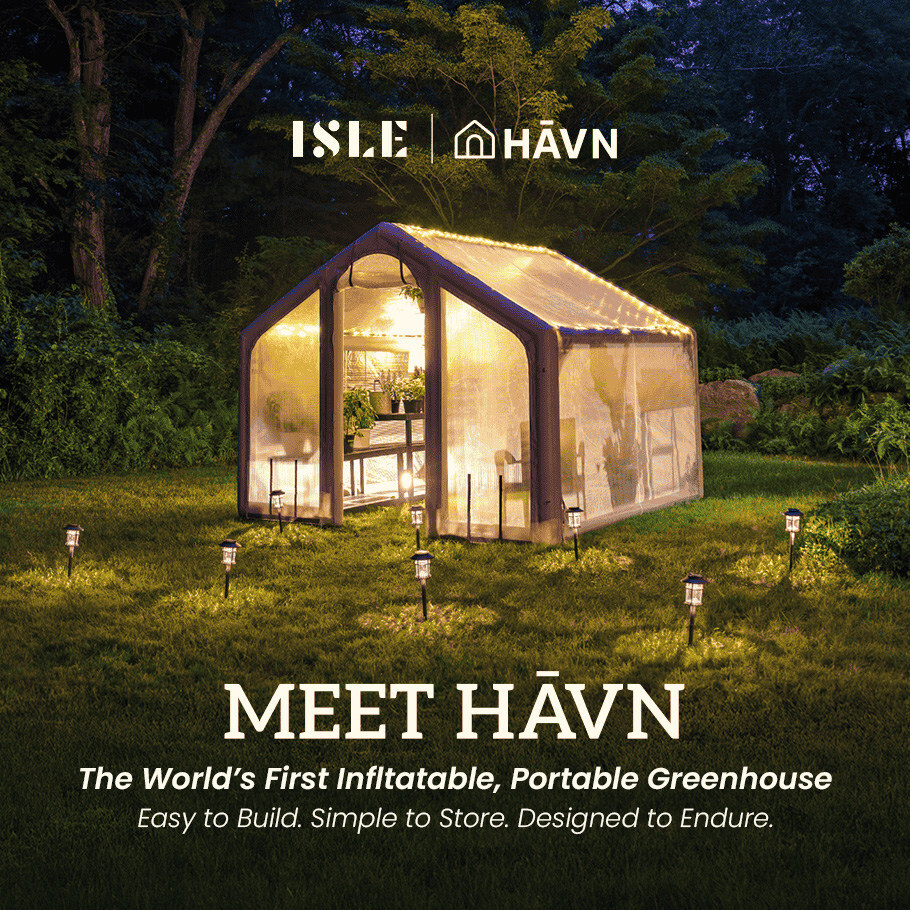 HĀVN: The World's First Inflatable, Modular Greenhouse