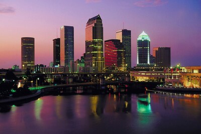 Night falls over Tampa, but DefinIT's cybersecurity protection never sleeps.