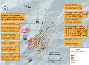 Collective Mining Drills 486 Metres at 2.01 g/t AuEq at Apollo and Announces Plans to Drill up to 100,000 Metres in 2026 Collective Mining Drills 486 Metres at 2.01 g/t AuEq at Apollo and Announces Plans to Drill up to 100,000 Metres in 2026
