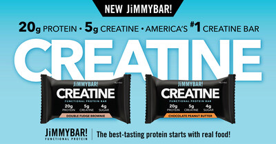 Creatine JiMMYBAR! Launch - 20g Protein, 5g Creatine, America's #1 Creatine Bar Creatine JiMMYBAR! Launch - 20g Protein, 5g Creatine, America's #1 Creatine Bar
