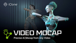 iClone Video Mocap Converts Videos into Editable 3D Motions iClone Video Mocap Converts Videos into Editable 3D Motions