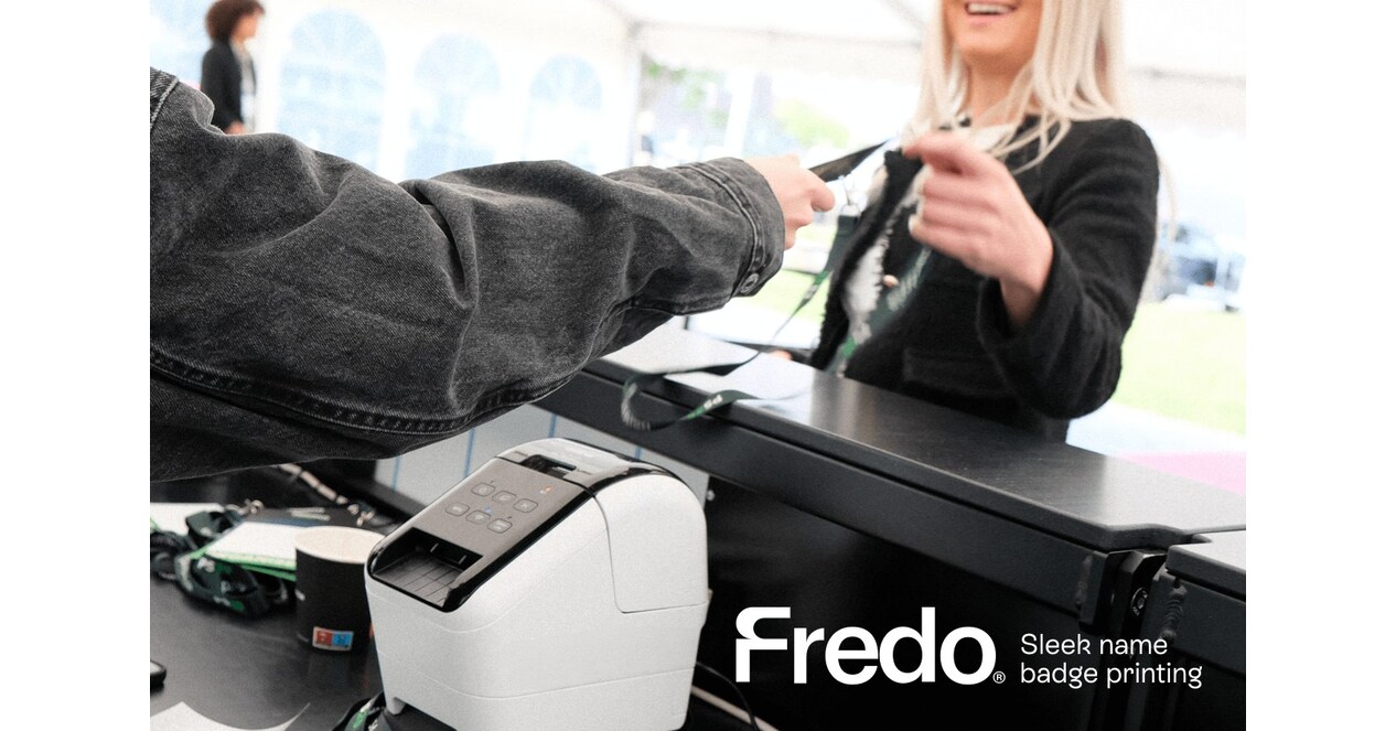 Less Panic, More Planning. Fredo Launches Name Badge Printing to Simplify B2B Event Check-Ins