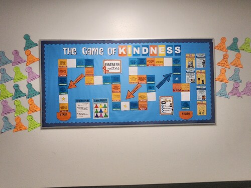 Students and staff at Keystone Academy in Belleville, Michigan, played The Game of Kindness to promote anti-bullying themes during National Bullying Prevention Month. Students and staff at Keystone Academy in Belleville, Michigan, played The Game of Kindness to promote anti-bullying themes during National Bullying Prevention Month.