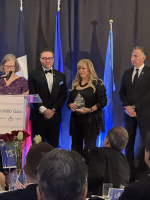 Mally Mall and Daphna Ziman Shine Spotlight on Human-Trafficking Awareness at UN 80th Anniversary Gala