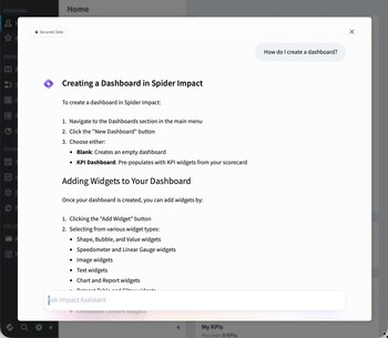 Impact Assistant - AI Conversation: View 2