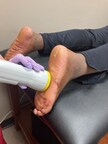Softwave TRT treatment on the feet.