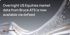 Overnight US Equities Market Data From Bruce ATS is now Available via dxFeed