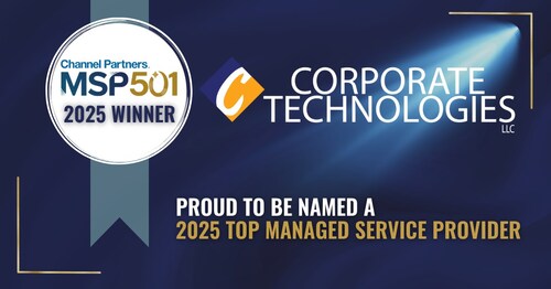 Channel Partners MSP 2025 Winner - Corporate Technologies Channel Partners MSP 2025 Winner - Corporate Technologies