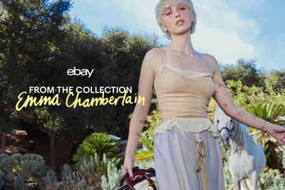 From the Collection: Emma Chamberlain features her most coveted pre-loved and vintage pieces from her personal collection, available exclusively on her eBay storefront. From the Collection: Emma Chamberlain features her most coveted pre-loved and vintage pieces from her personal collection, available exclusively on her eBay storefront.