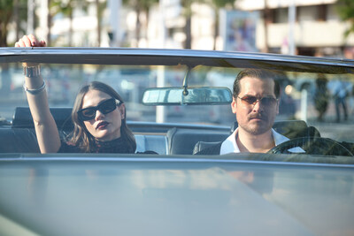 Eshref Ruya lead stars Çağatay Ulusoy and Demet Özdemir during the special shoot in Cannes (PRNewsfoto/Tims&B Productions) Eshref Ruya lead stars Çağatay Ulusoy and Demet Özdemir during the special shoot in Cannes (PRNewsfoto/Tims&B Productions)