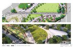 Halperin Park 12th Street Promenade / Walk of Fame rendering