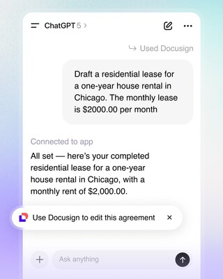 Docusign contract AI coming to OpenAI's ChatGPT Docusign contract AI coming to OpenAI's ChatGPT