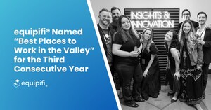 equipifi® Named One of the "Best Places to Work in the Valley" for the Third Consecutive Year