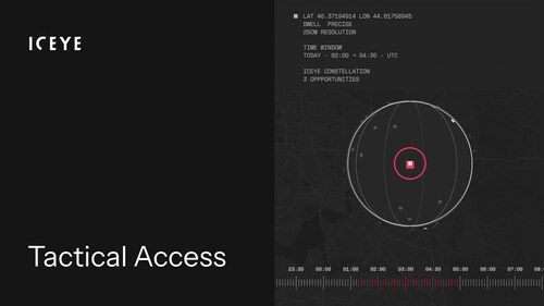 ICEYE launches Tactical Access, providing guaranteed satellite tasking for time-critical missions