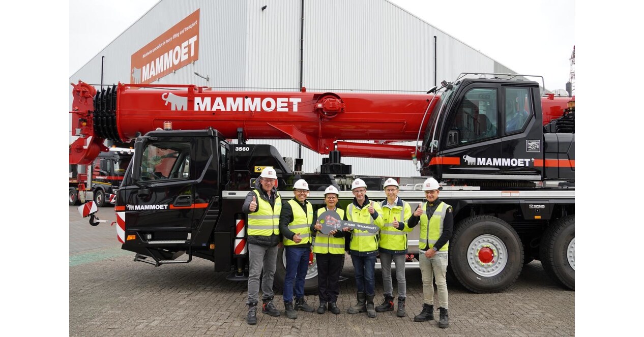 XCMG Delivers Hybrid Mobile Crane XCA60_EV to Mammoet: A Milestone for Sustainable Lifting in Europe