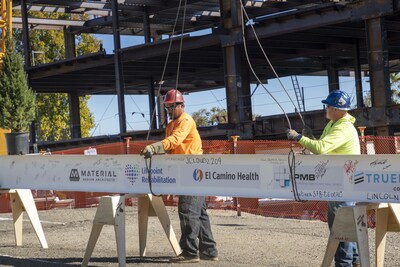 PMB Celebrates El Camino Health Rehabilitation Hospital Steel Topping-Out