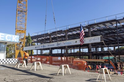 PMB Celebrates El Camino Health Rehabilitation Hospital Steel Topping-Out