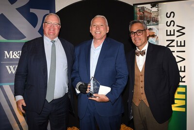 From L to R: Tim Wade, M&T Bank; Carl Fimbel, Fimbel Garage Doors; Ernesto Burden, NH Business Review From L to R: Tim Wade, M&T Bank; Carl Fimbel, Fimbel Garage Doors; Ernesto Burden, NH Business Review