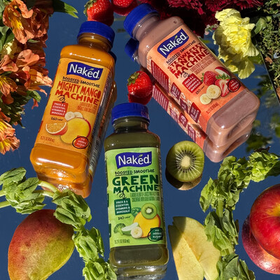 Newly refreshed Naked smoothies include fan favorites, now boosted