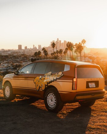 Hyundai’s IONIQ 9 SEMA concept is photographed in Los Angeles, Calif., on Oct. 29, 2025