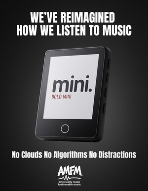 AMFM (Artistically Made Fashionable Music) Technologies Unveils Next Generation Bold Mini™ and New Artist Ownership Platform Designed in Jacksonville