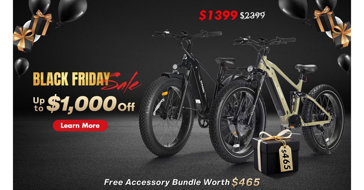 HAOQI E-Bikes Launches 2025 Black Friday Promotion