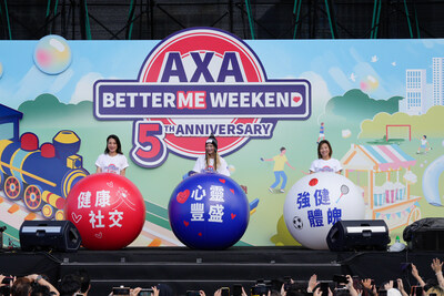 AXA BetterMe Weekend特設一系列以「精神健康」、「體能健康」和「綠色生活」三大重點為主題的趣味攤位、舞台表演和免費工作坊，以及多元的遊樂設施，讓大家度過一個充滿正能量的週末。