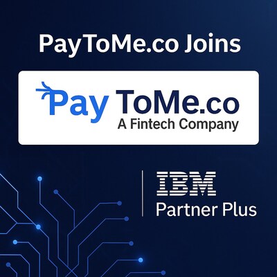 PayToMe.co joins IBM Partner Plus as an Embedded Solutions Business Partner, integrating IBM's cloud, AI, and automation technologies to power intelligent financial systems for enterprises and SMBs.
