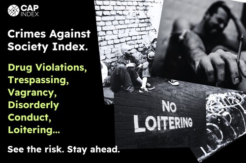 Crimes Against Society...only from CAP Index.