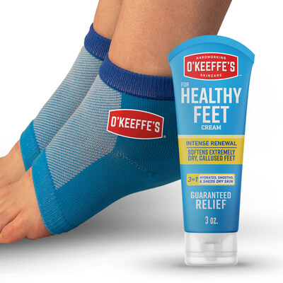 O'Keeffe's® Hardworking Skincare Introduces New Healthy Feet® Heel Repair Kit