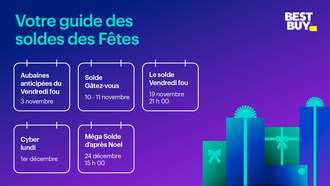 Best Buy d&#233;voile ses meilleures aubaines et les tendances en mati&#232;re d&#8217;IA pour aider sa client&#232;le &#224; magasiner plus intelligemment pendant les F&#234;tes (Groupe CNW/Best Buy Canada Ltd.)