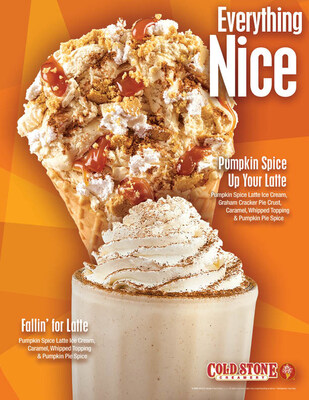 New Pumpkin Inspired Treats Now Being Served at Cold Stone Creamery